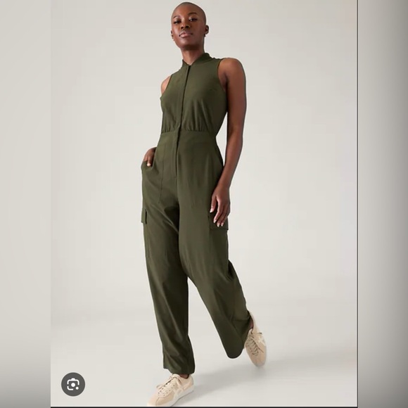 Athleta Brooklyn Black Jumpsuit - Picture 1 of 5